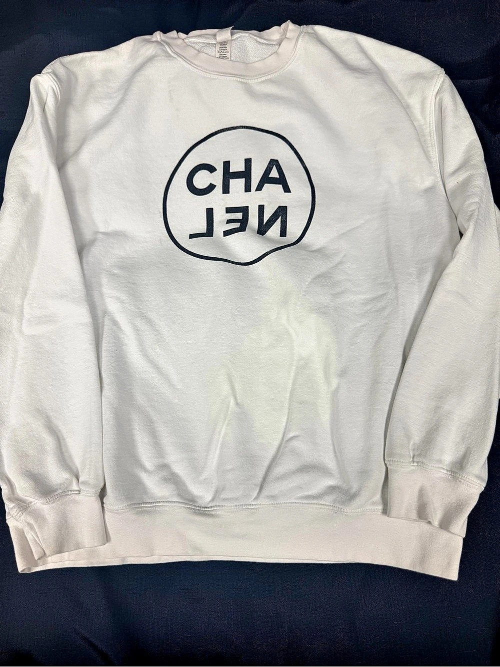 Lane Seven Unisex Premium Crewneck Sweatshirt White